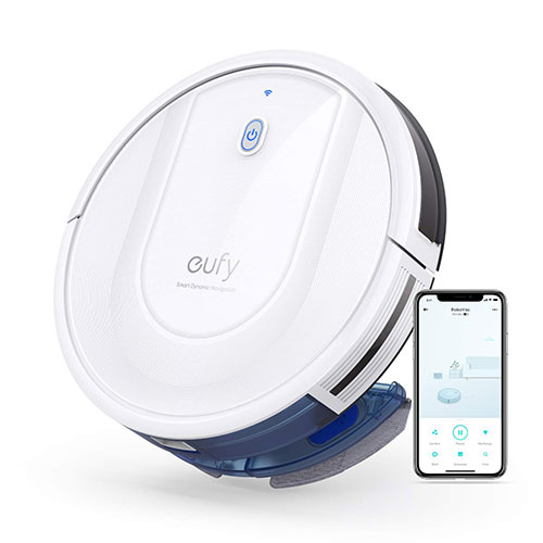 Saugroboter mit Wischfunktion und Smart Dynamic Navigation. Funktioniert per Sprachsteuerung mit Alexa und Google Assistant.