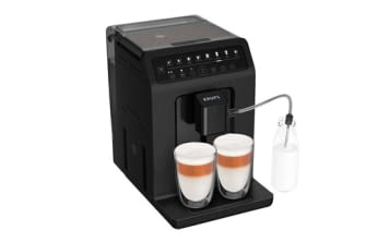 KRUPS EA897B Evidence ECOdesign Kaffeevollautomat Schwarz mit Schiefer-Optik