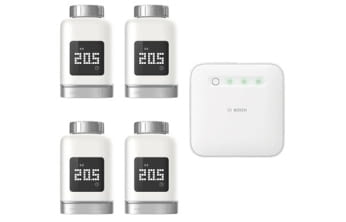 Bosch II Starter-Set: mit 4 Thermostate + 1 gratis