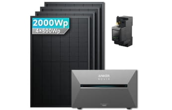Anker SOLIX Solarbank 3 E2700 Pro Balkonkraftwerk Speicher mit 500Wp Solarmodul und MC4 Solarkabel Set