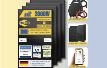 SUNPOWER4U| Balkonkraftwerk mit 2.200 Watt