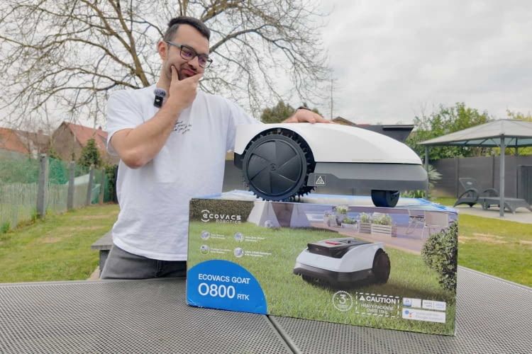 Der ECOVACS GOAT O800 ist der erste Mähroboter den wir im Jahr 2025 getestet haben