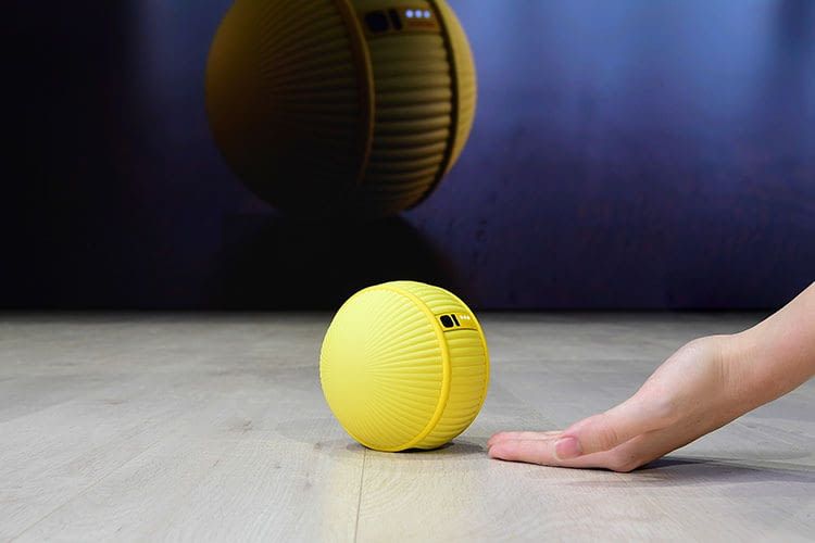 Samsung präsentiert auf der CES 2020 den mit einer Künstlichen Intelligenz ausgestatteten Roboter Ballie