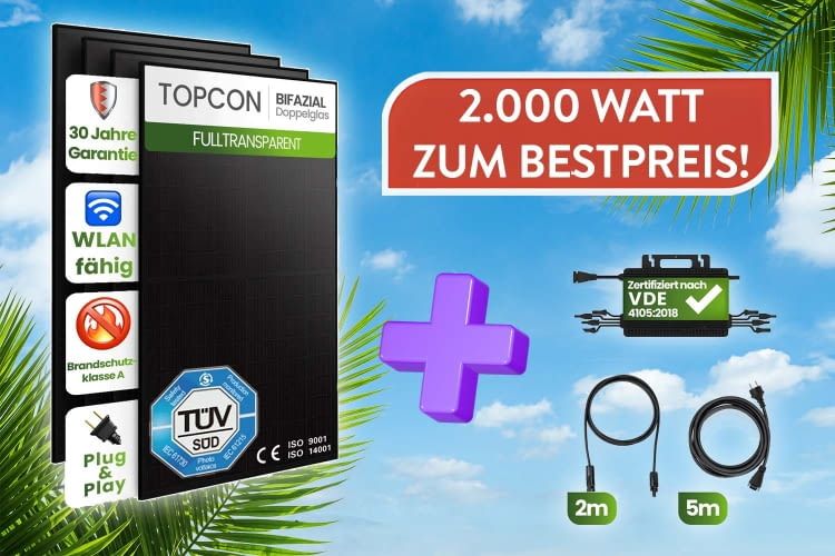 Bei tepto gibt es das MaxPower Balkonkraftwerk im Angebot. Zur Auswahl stehen auch die besten Speicher auf dem Markt