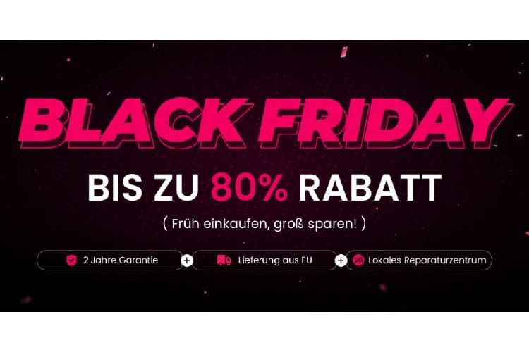 An Black Friday gibt es bei Geekmaxi umfangreiche Rabattaktionen