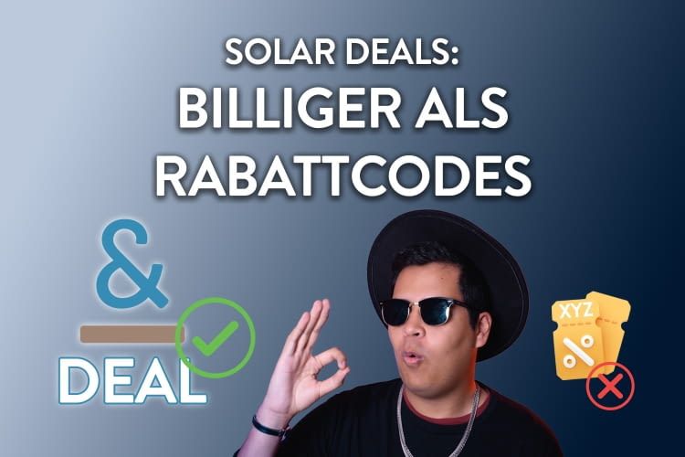 Wir bieten die besten Solar Deals bei Kleines Kraftwerk!
