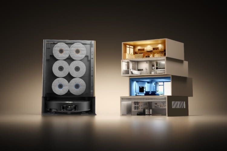 Der neue Dreame Matrix10 Ultra verfügt über bis zu drei Moppsets für unterschiedliche Böden
