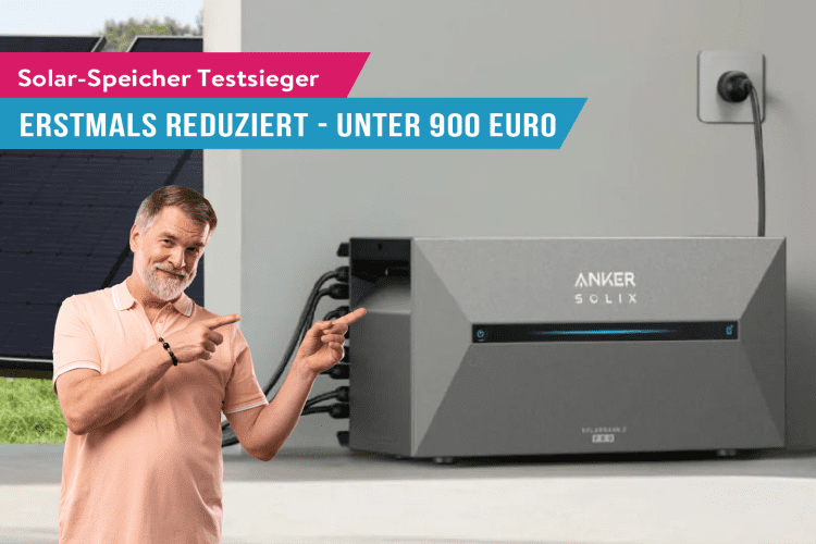 Beim Kauf der Anker Solarbank 2 Pro können bis zu 400 Euro gespart werden