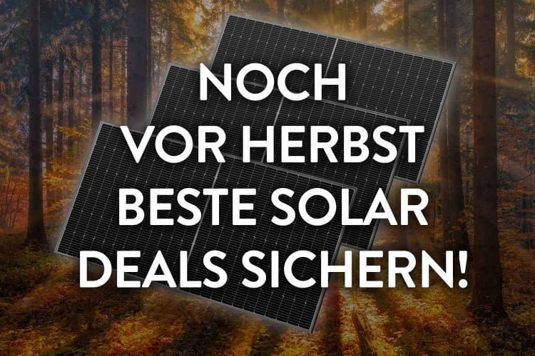 Die letzten Sonnenstrahlen gerade so rechtzeitig und zum besten Preis einfangen mit unserem Deal!