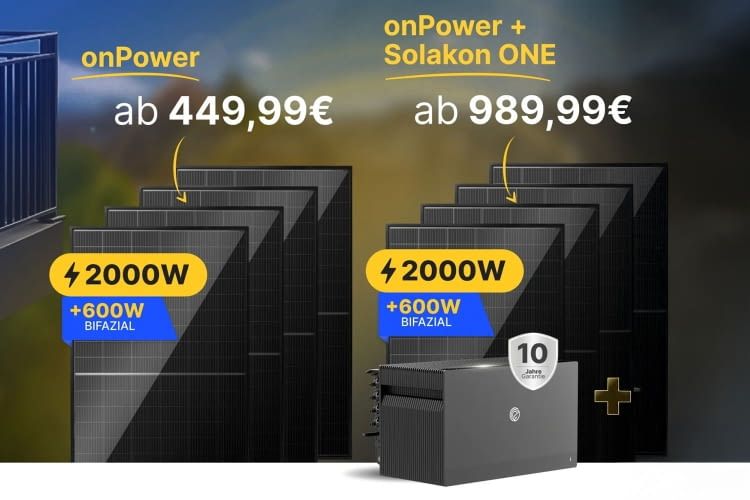So günstig war ein 2.000 Watt Komplettset noch nie!