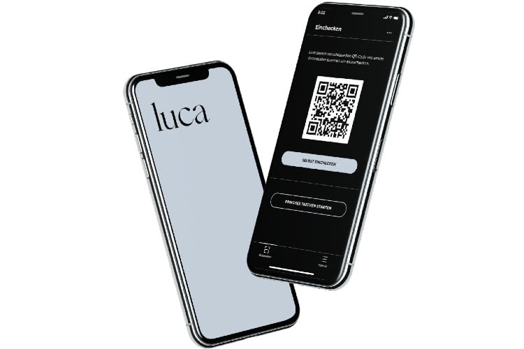 Mithilfe der luca App wird die Nachverfolgung von Kontakten einfacher
