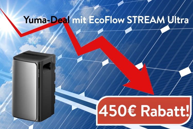 2.000W Balkonkraftwerk mit EcoFlow STREAM Ultra bei Yuma ab nur 949 Euro!