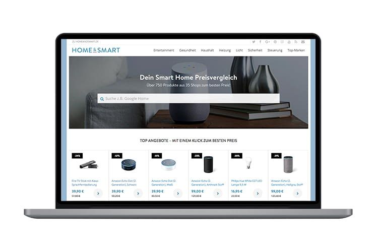 Smart Home Preisvergleich zeigt die besten Angebote für über 700 Produkte