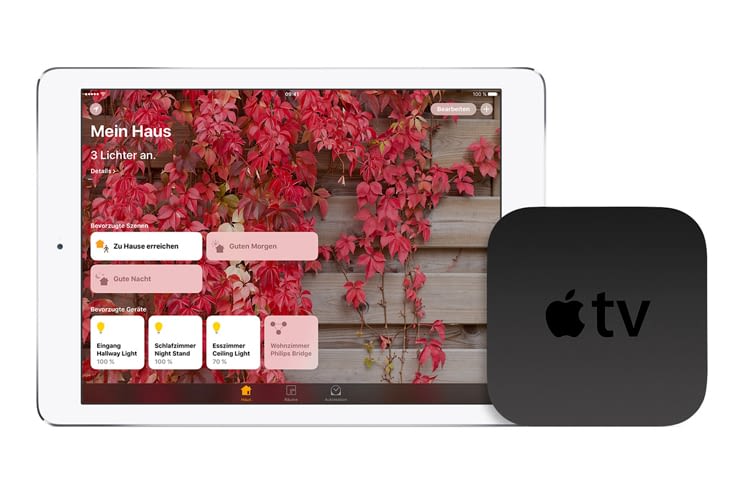 Das Apple TV in 4. Generation dient als Steuerungszentrale für HomeKit