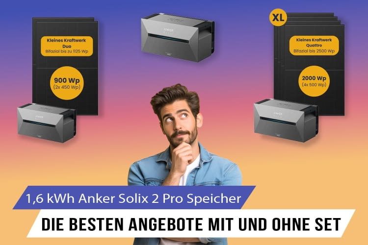 Anker Solarbank Solix 2 wird bei kleineskraftwerk.de in unterschiedlichen Sets angeboten
