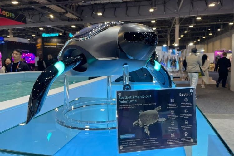Auf der CES 2025 stellte Beatbot unter anderem die RoboTurtle vor