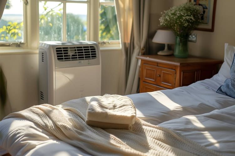 Mobile Klimageräte kühlen flexibel alle Wohnräume einer Etage