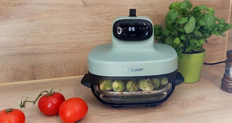 Wir haben mit diesem Modell u.a. Fisch, Fleisch und Pommes zubereitet