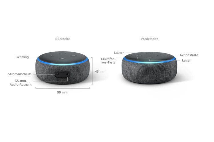 Größer als sein Vorgänger: Amazon Echo Dot 3. Generation