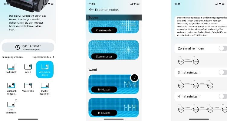 Die Wybot App war im Wybot C2 Test überzeugend