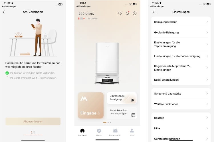 Die Mova App ist einfach zu verstehen