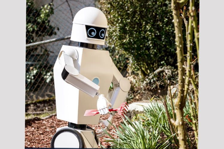 Egal was zu tun ist, der Universalroboter packt beherzt mit an