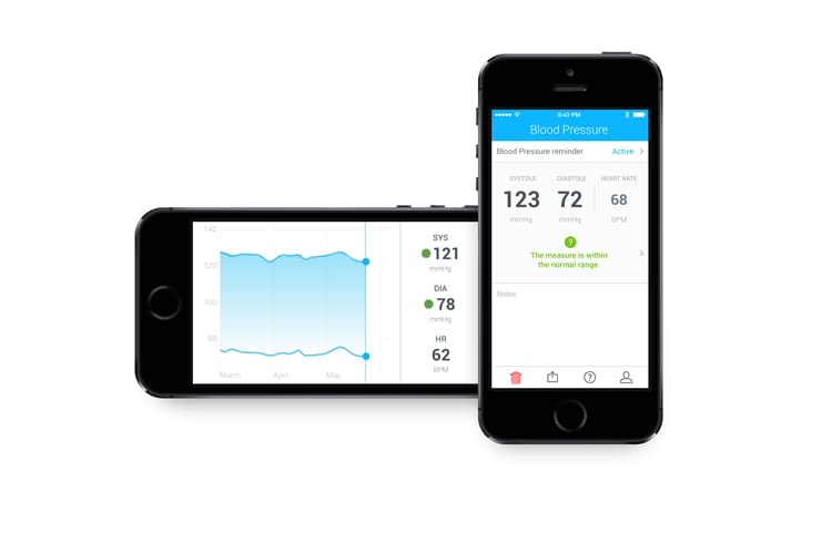 blutdruckmanschette-withings-blood-pressure-monitor-ergebnisse-in-health-mate-app