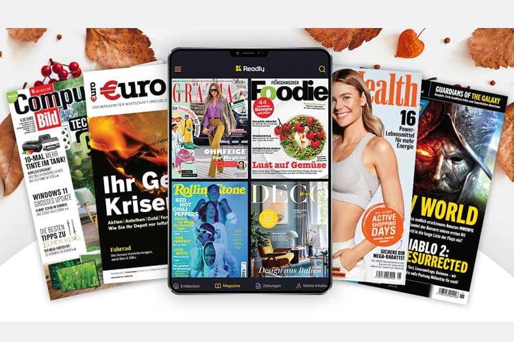 Bei Readly ist für jeden Geschmack etwas dabei
