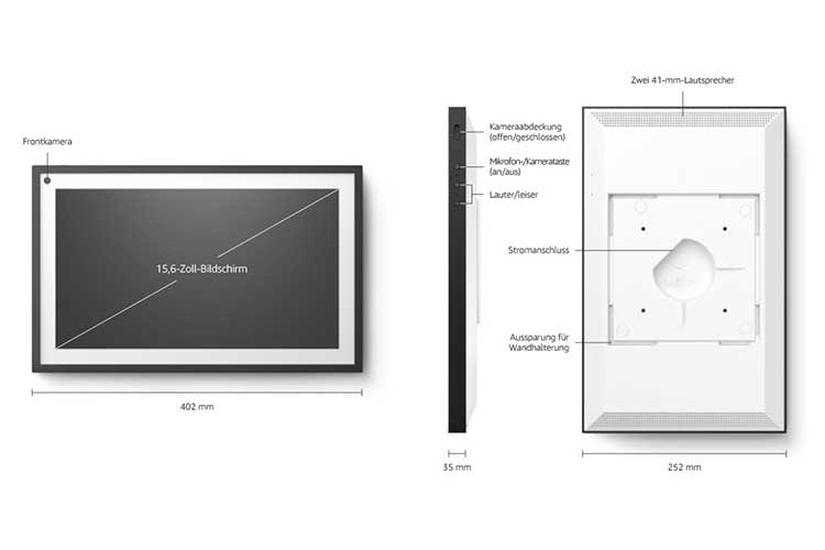 Echo Show 15 ist Dashboard, digitaler Bilderrahmen und Smart Display in einem