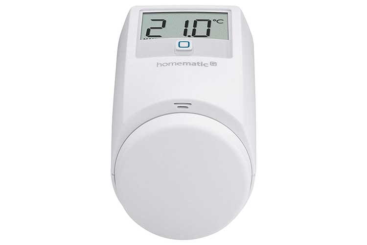 Das Homematic IP Thermostat von eQ3 lässt sich auch manuell ohne App bedienen
