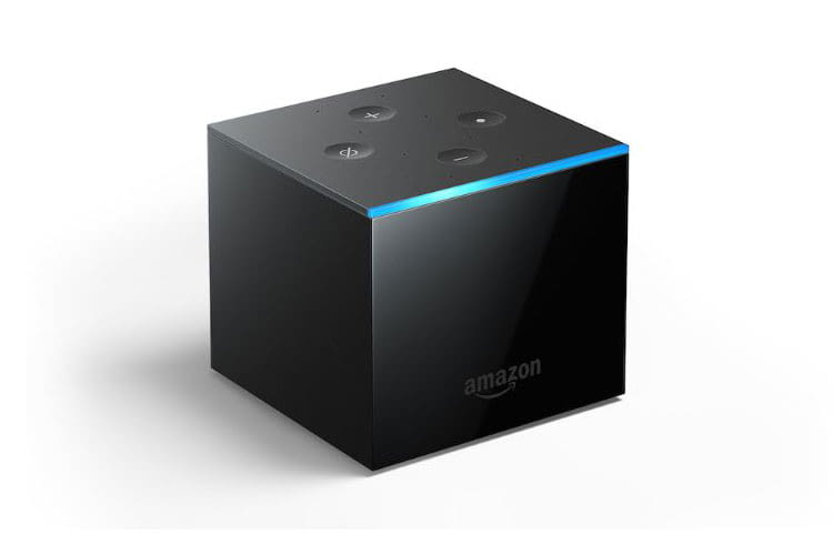 Amazon Fire TV Cube bietet hat integrierte Fernfeldmikrofone, so dass sich Alexa freihändig aktivieren lässt