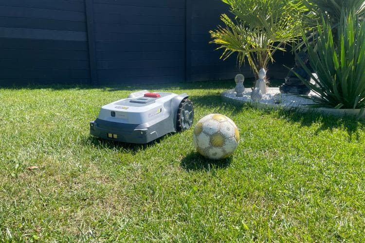 Den Fußball erkannte der T600 immer und umfuhr ihn
