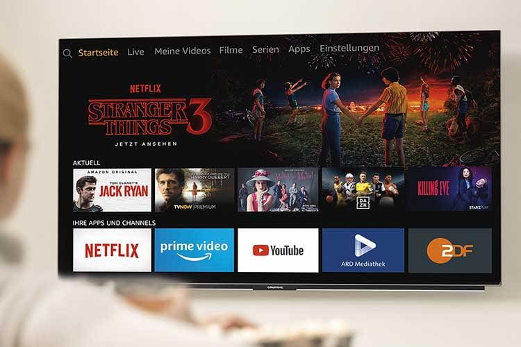 Der 55 Zoll Grundig OLED Fire TV ist der perfekte Alexa Fernseher für Smart Home Freunde