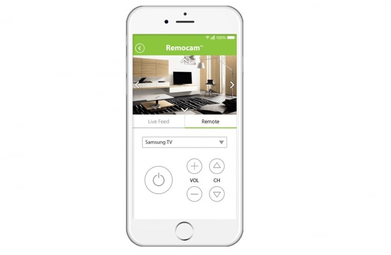 Die Remocam App dient zur Steuerung der Smart Home Cam und des IoT