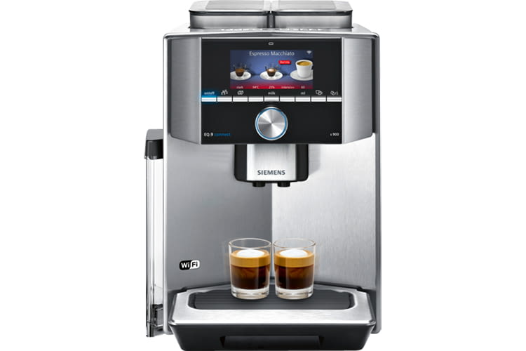 Die intelligente Siemens Kaffeemaschine EQ.9 lässt sich mit der Home Connect-App steuern
