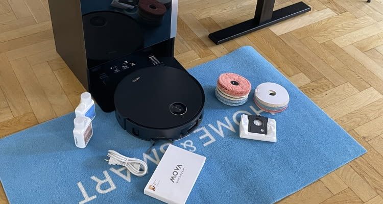 Der Lieferumfang des Mova Mobius 60 ist gut und es sind sogar einige Ersatzteile enthalten