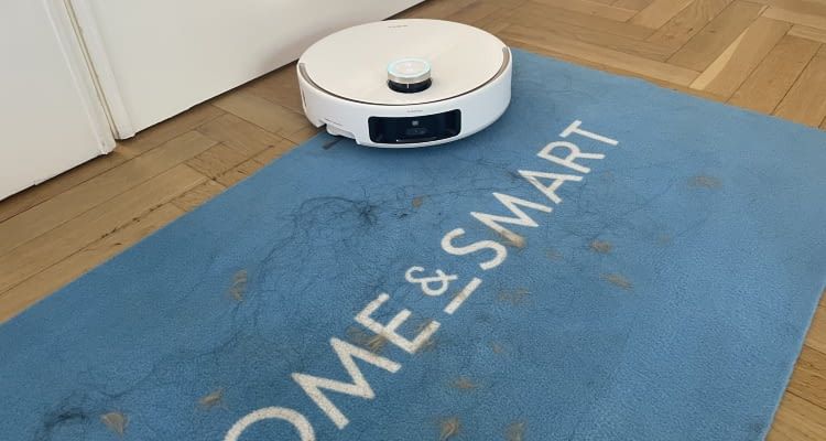 Der Mova V50 Ultra Complete bestand den Teppich-Härtetest mit Bravour