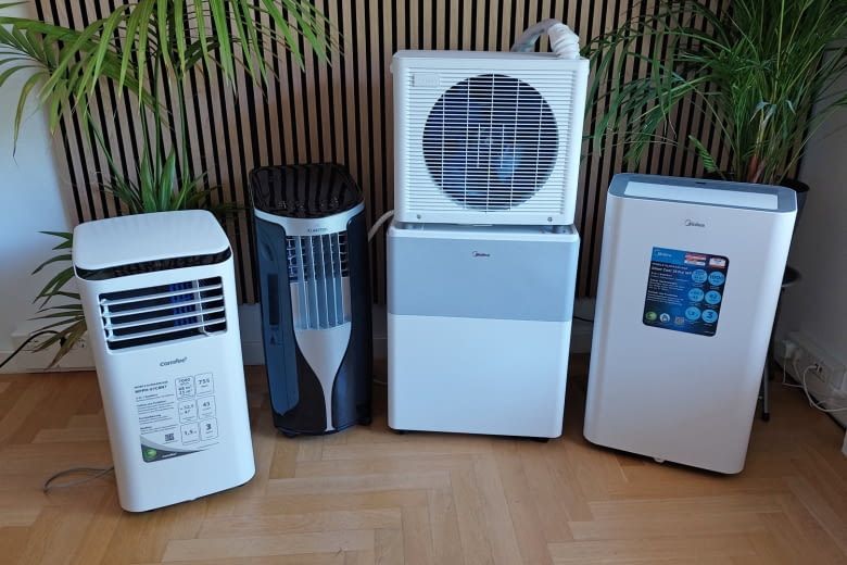 Hier sind einige unserer mobil nutzbaren Klima-Testgeräte zu sehen