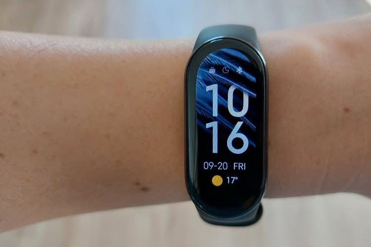 Beim Mi Band 9 lässt sich das Ziffernblatt mit wenigen Klicks austauschen