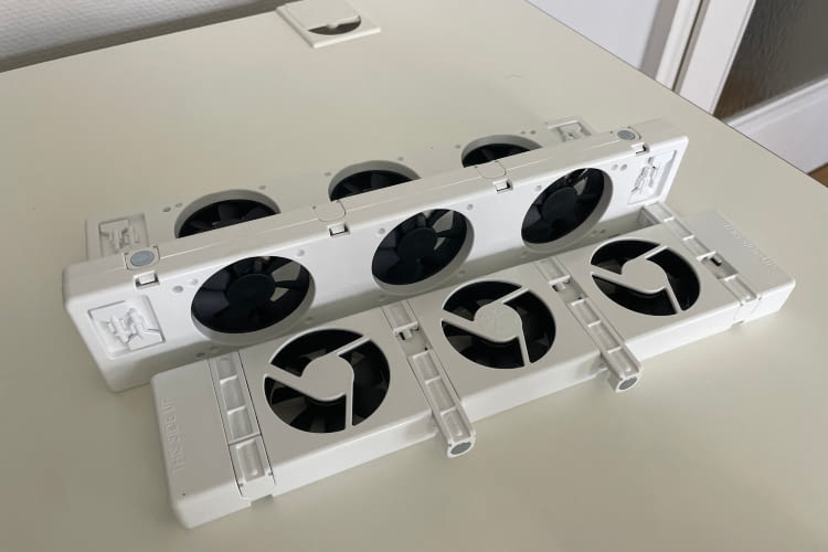 Die Heizkörperventilatoren sind aus unserer Sicht kein besonderer Hingucker