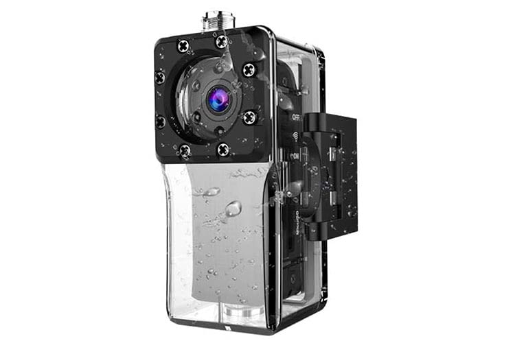 Die NIYPS FR003 Mini Kamera kommt mit einem wasserdichten Gehäuse und ist gerade einmal 5 Zentimeter hoch