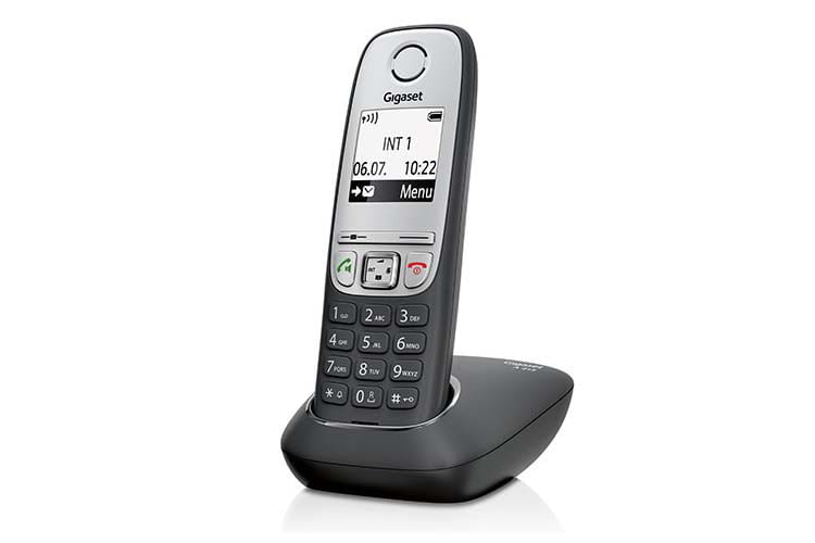 Das Gigaset A415 DECT-Telefon ist ein Basis-Telefon für die unkomplizierte Nutzung am Analog-Anschluss