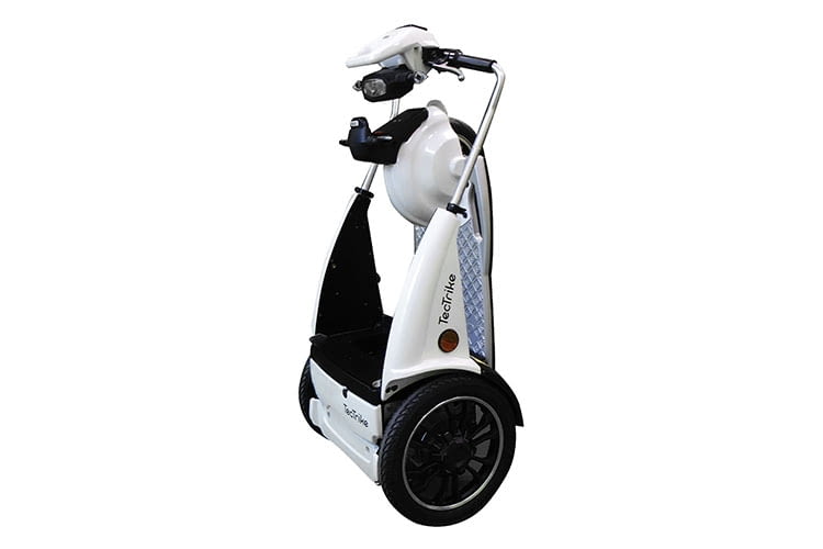 Lässt sich leicht und platzsparend transportieren: Das TecTrike von LEVCON