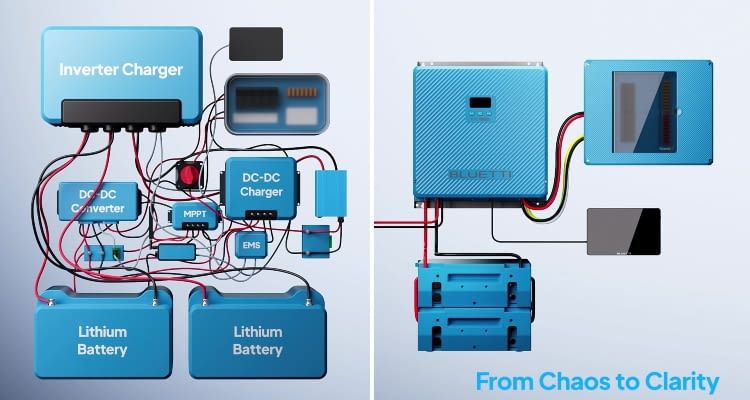 BLUETTI RVSolar 48V System bietet eine einfache Energie Lösung