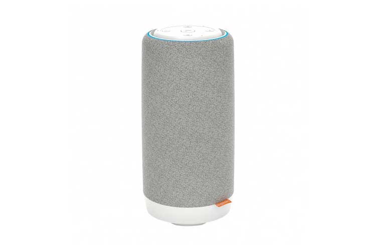 Der Gigaset Smart Speaker L800HX vereint eine DECT-Freisprechanlage mit einem intelligenten Alexa-Lautsprecher