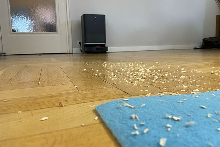 Im Test probierten wir den Xiaomi Saugroboter bei verschiedenen Verschmutzungsgraden aus