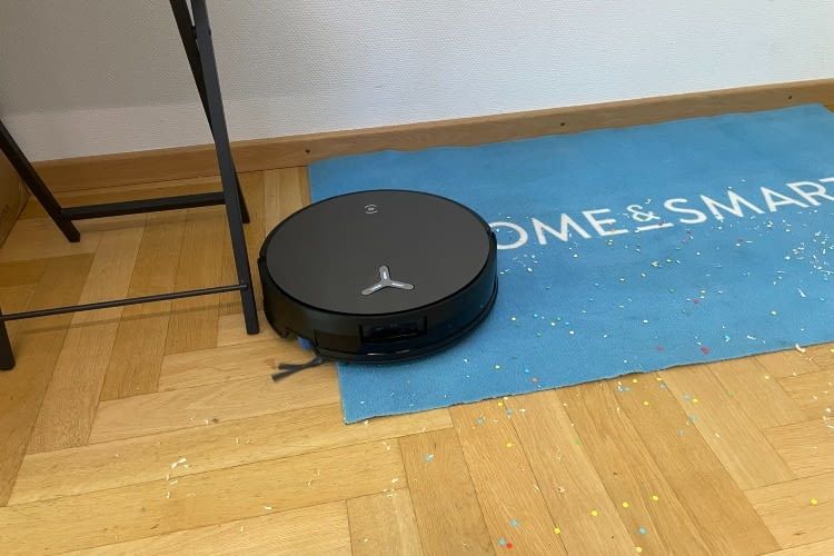 Das Konfetti war für den Sauger kein Problem
