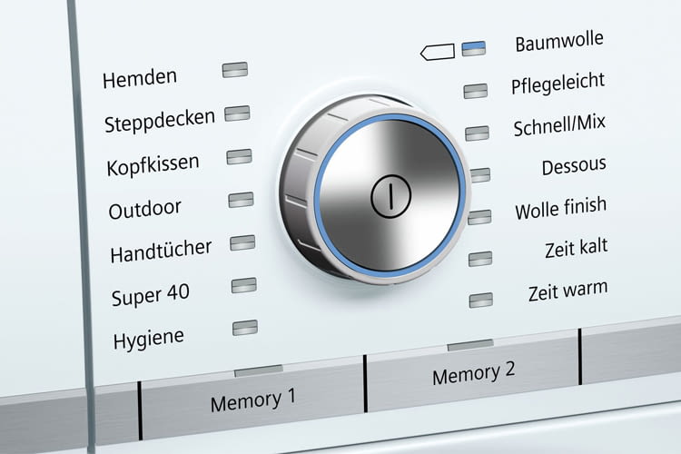 Dem Nutzer stehen beim  iQ800 Wärmepumpentrockner WT7YH701 viele Optionen zur Auswahl