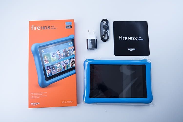 Lieferumfang Amazon Fire HD 8 Tablet Kids Edition