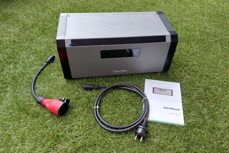 Diese Teile waren bei uns im Lieferumfang des Speichers enthalten